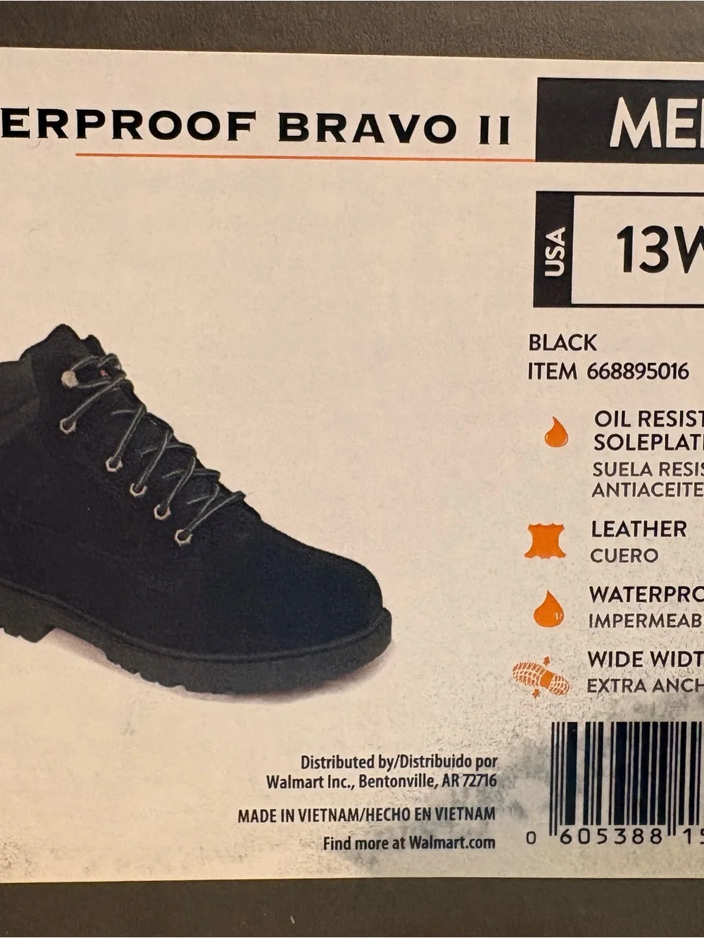 Brahma Black Suede Work Boots with Padded Collar